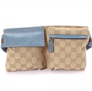 Gucci Beige and Blue Crossbody Bag